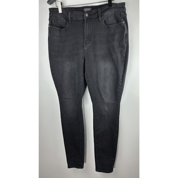Judy Blue High Rise Skinny Black Denim Jeans Jb88450 Women's Plus Size 20W 20 - Picture 14 of 14